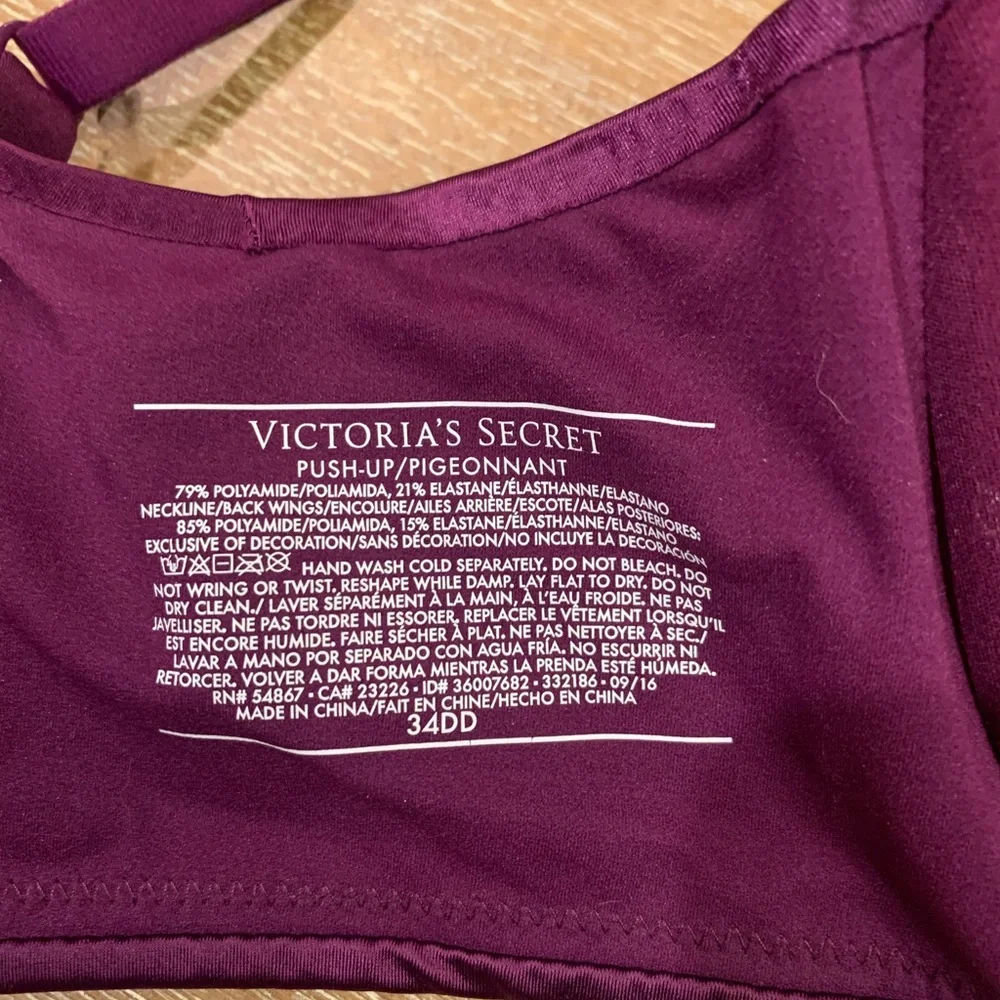 Victoria's Secret Deep Purple Push- Up Pigeonnant Bra - Picture 8 of 8